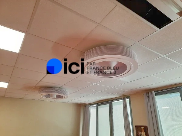 Brasseurs d’air, brise-soleil, ombrières : la ville de Marseille veut faire baisser la température à l’école – France bleu